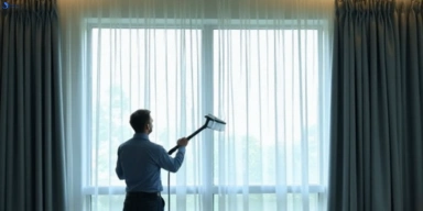Commercial drapes cleaning service carindale hotels offices